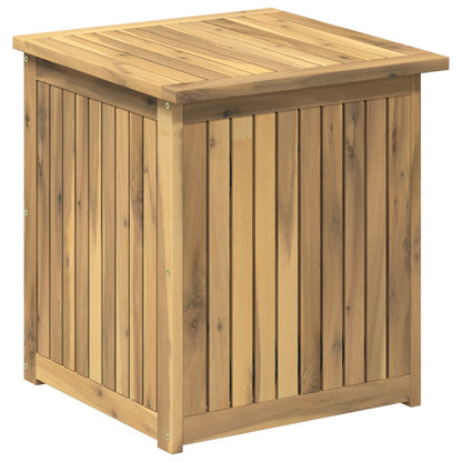 Garden Storage Box Solid Acacia Wood 48.5 x 49 x 53.5 cm