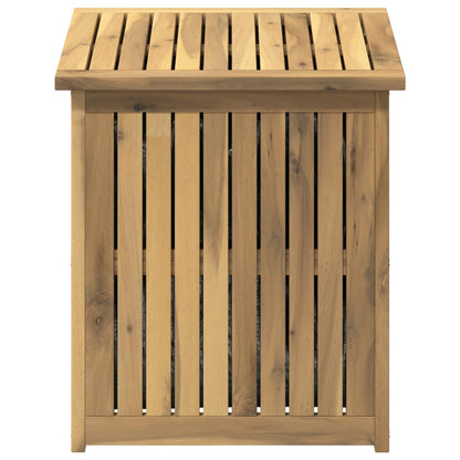 Garden Storage Box Solid Acacia Wood 48.5 x 49 x 53.5 cm