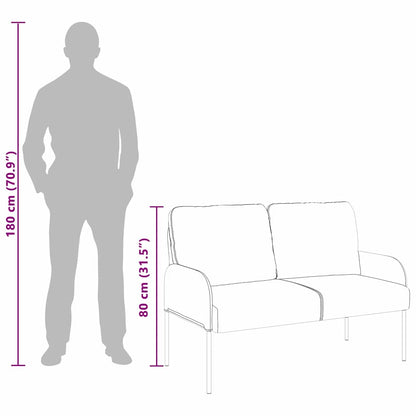 Sofas with Cushion Taupe 115 x 56 x 80 cm Plywood