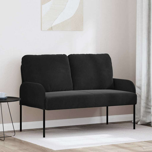 Sofas with Cushion Black 115 x 56 x 80 cm Plywood