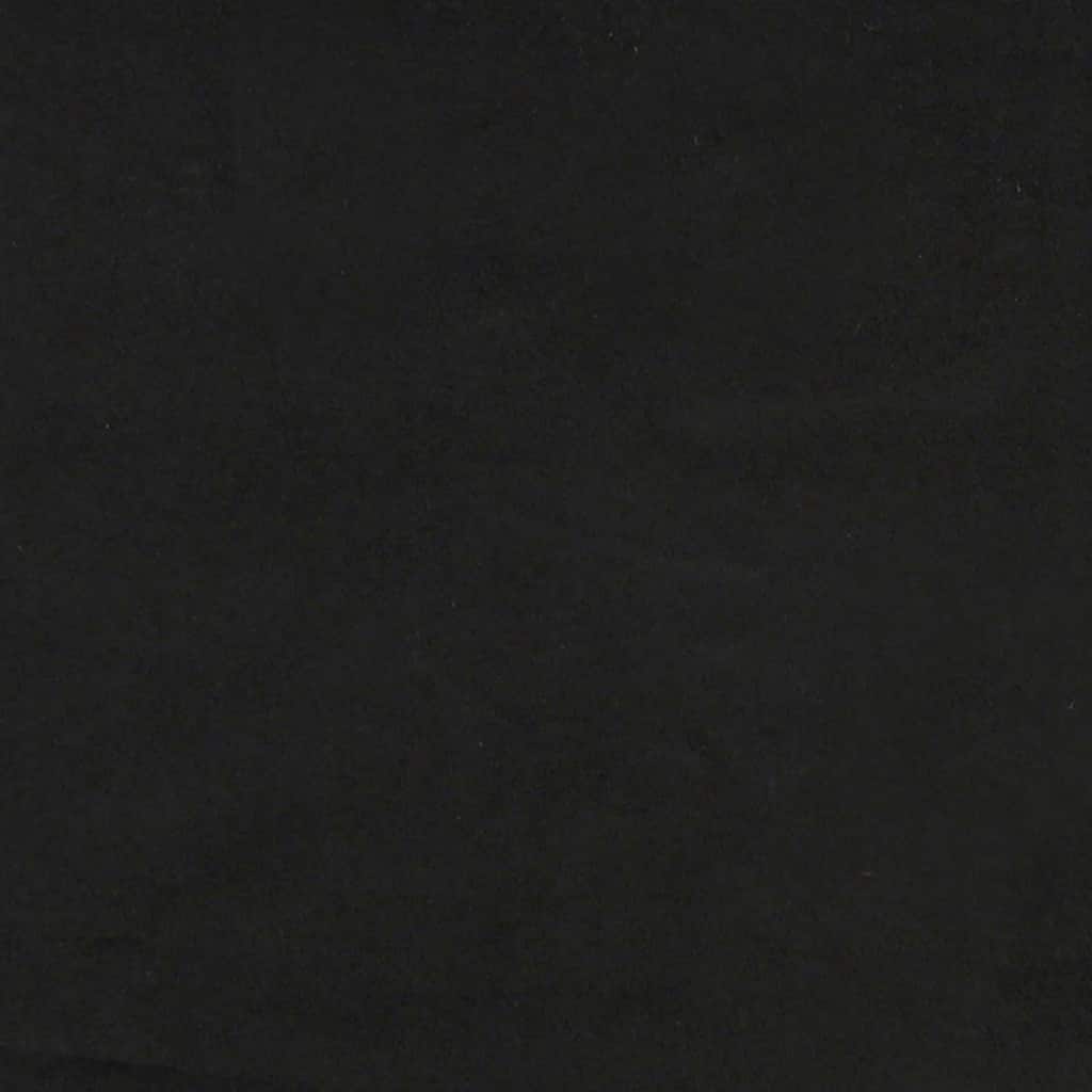 Bench Black 108 x 79 x 79 cm Velvet