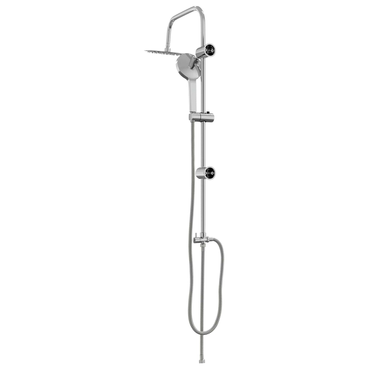 Shower System Silver 47 x 20 x 95 cm Stainless Steel