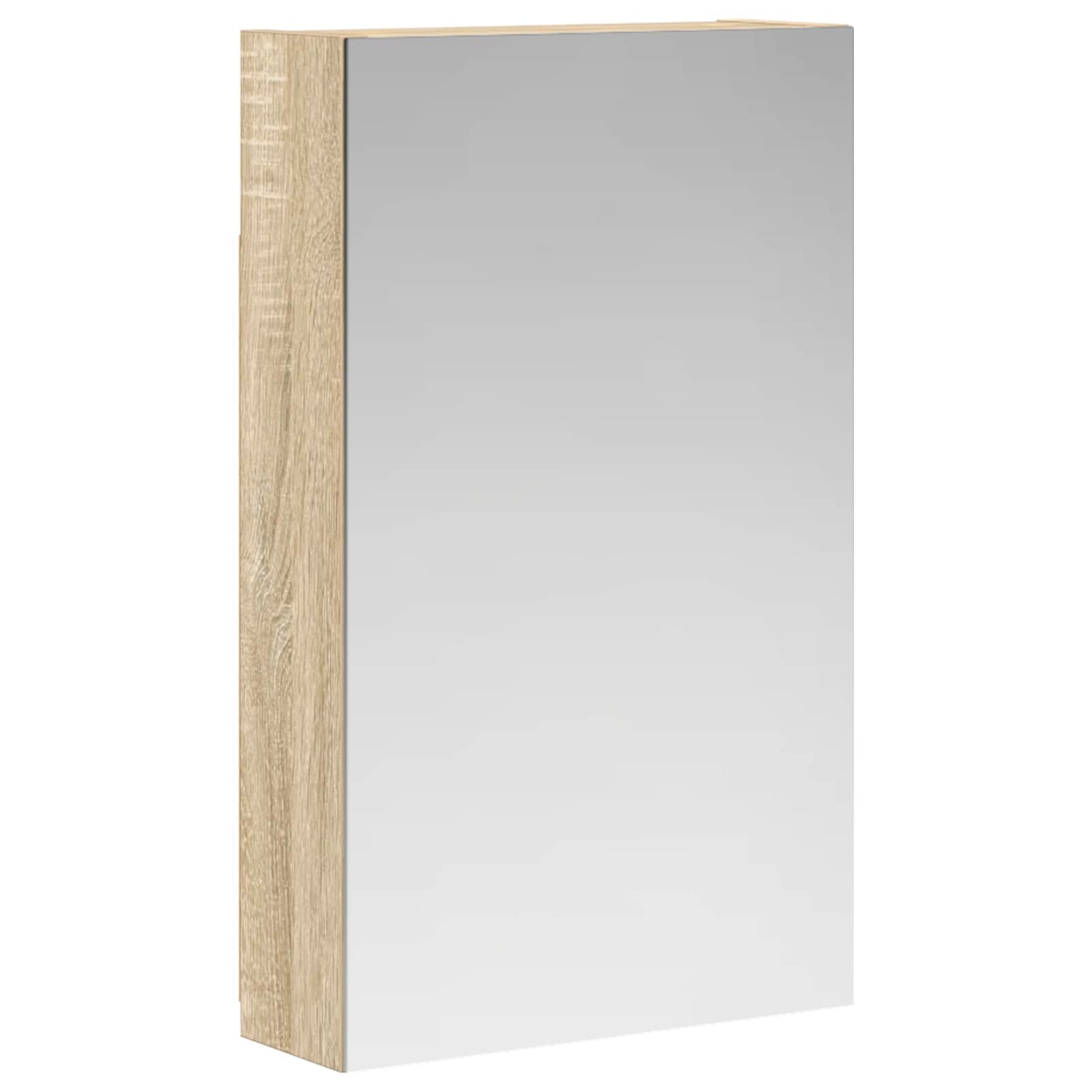 Bathroom Mirror Cabinet with Shelf Sonoma Oak 30 x 10.5 x 50 cm