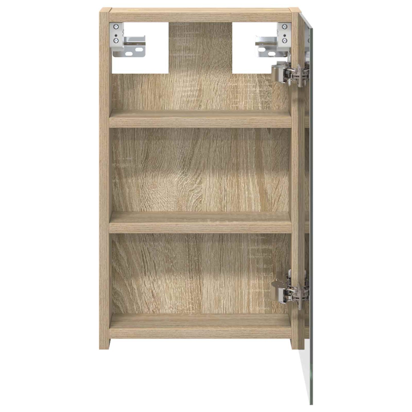 Bathroom Mirror Cabinet with Shelf Sonoma Oak 30 x 10.5 x 50 cm