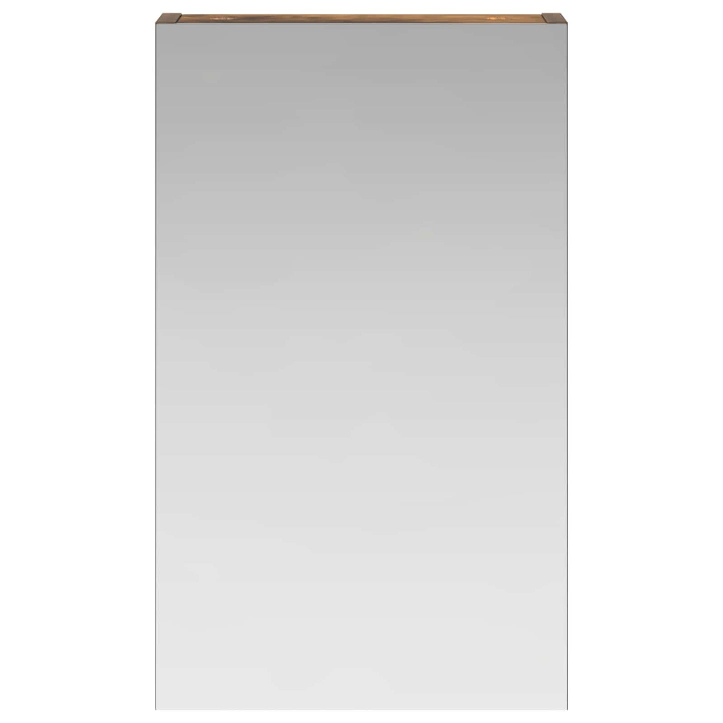 Bathroom Mirror Cabinet with Shelf Smoked Oak 30 x 10.5 x 50 cm