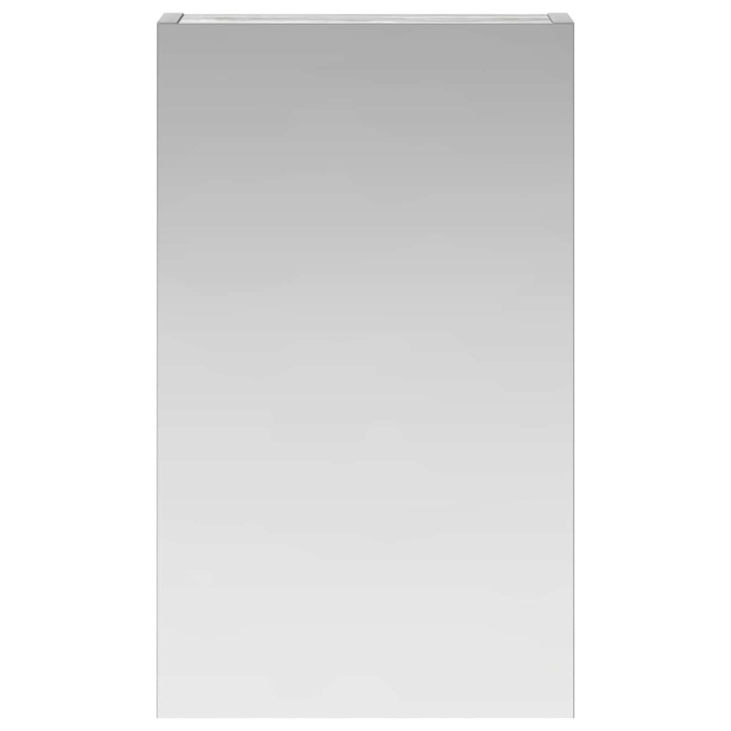 Bathroom Mirror Cabinet with Door Grey Sonoma 30 x 10.5 x 50 cm