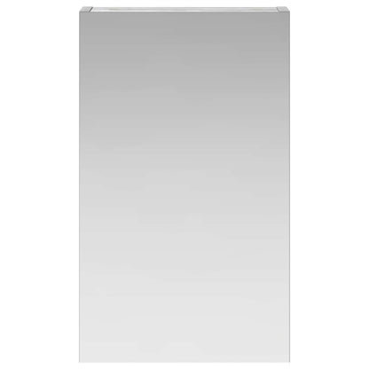 Bathroom Mirror Cabinet with Door Grey Sonoma 30 x 10.5 x 50 cm