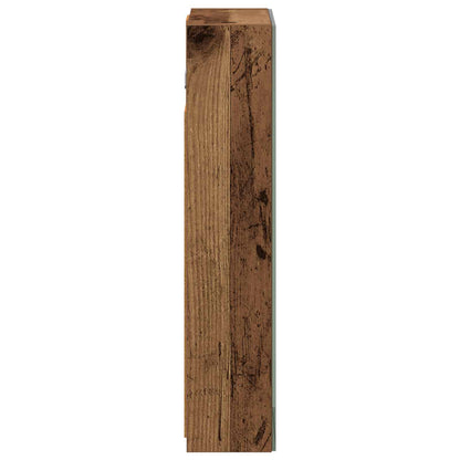 Bathroom Mirror Cabinet with Shelf Old Wood 30 x 10.5 x 50 cm