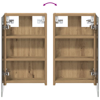 Bathroom Mirror Cabinet Artisan Oak 30 x 10.5 x 50 cm