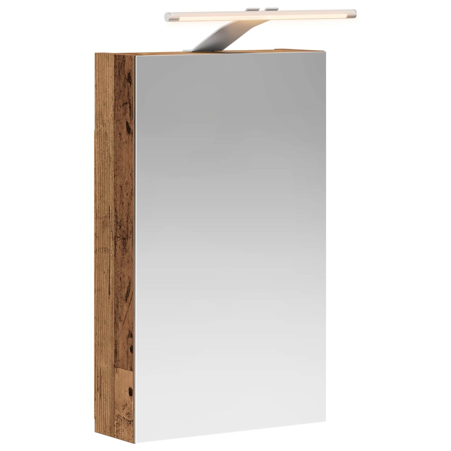 Bathroom Mirror Cabinet with Shelf Old Wood 30 x 10.5 x 50 cm