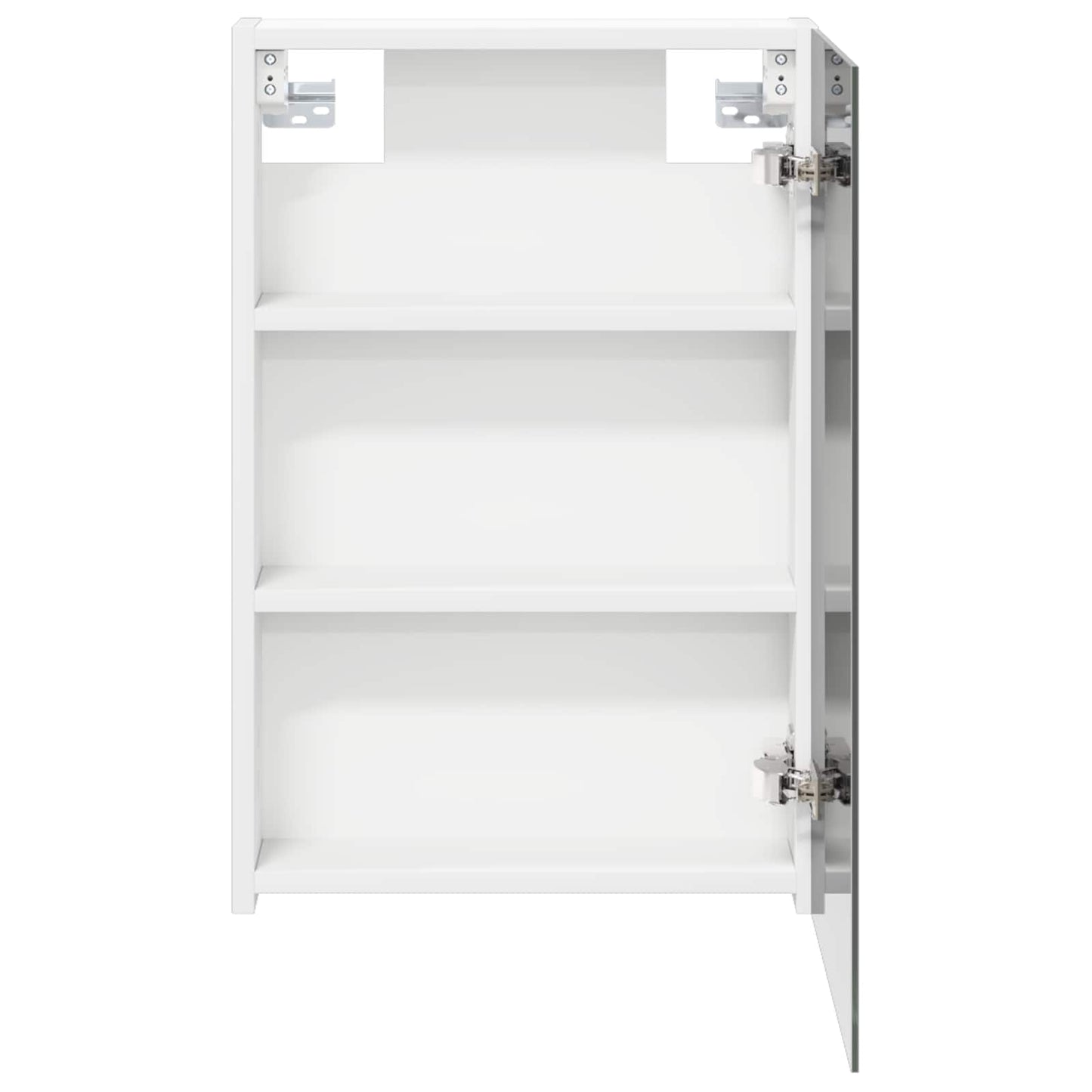 Bathroom Mirror Cabinet with Shelf White 40 x 10.5 x 60.5 cm