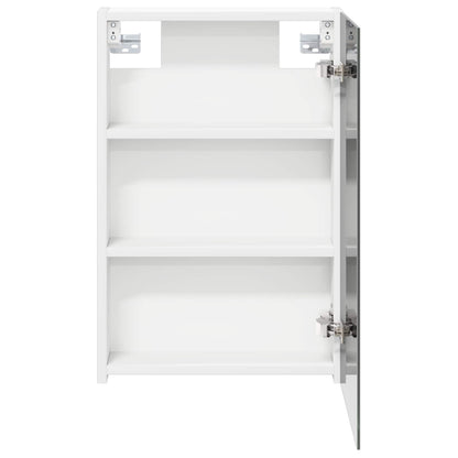 Bathroom Mirror Cabinet with Shelf White 40 x 10.5 x 60.5 cm