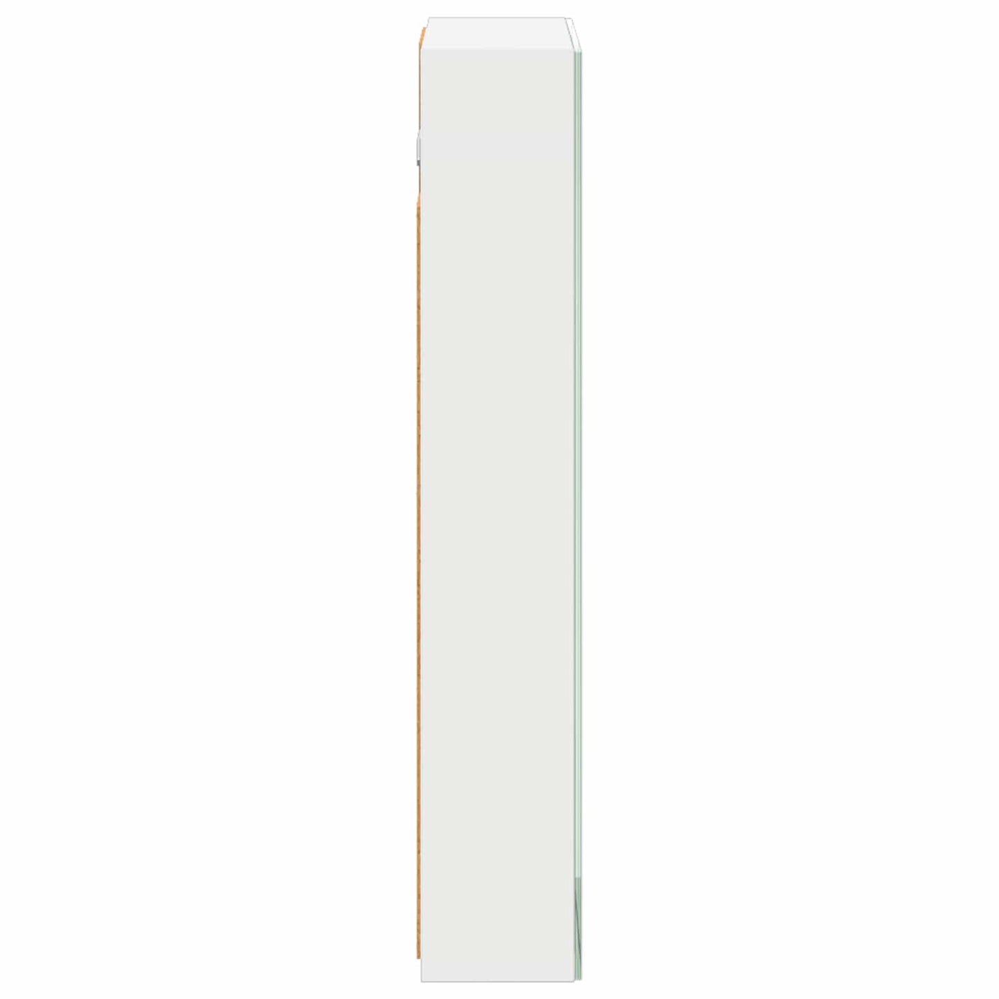 Bathroom Mirror Cabinet with Shelf White 40 x 10.5 x 60.5 cm
