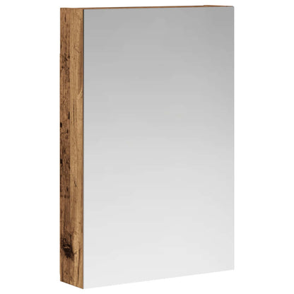Bathroom Mirror Cabinet with Shelf Old Wood 40 x 10.5 x 60.5 cm