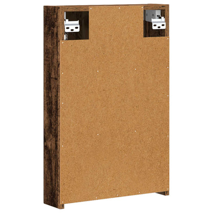 Bathroom Mirror Cabinet with Shelf Old Wood 40 x 10.5 x 60.5 cm