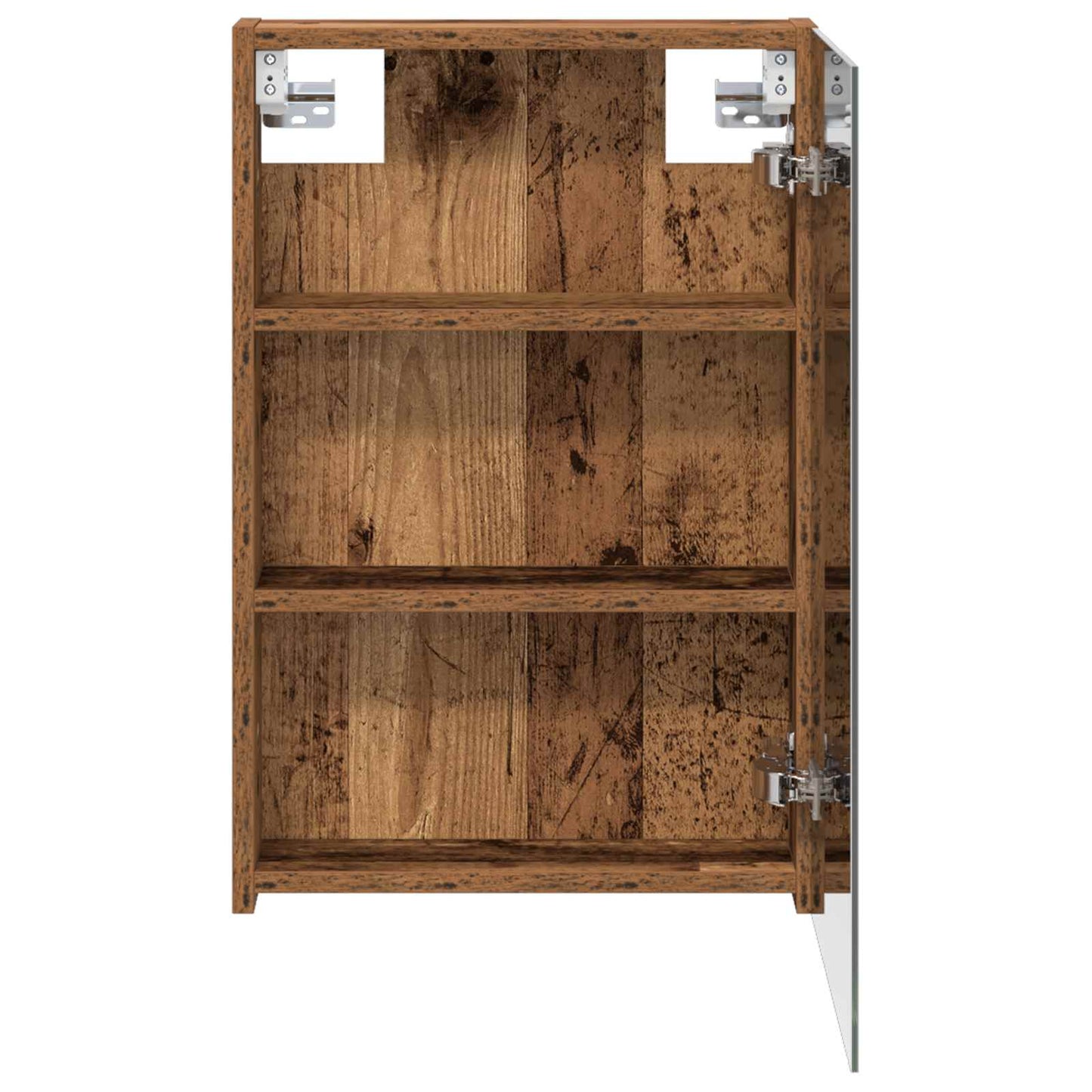 Bathroom Mirror Cabinet with Shelf Old Wood 40 x 10.5 x 60.5 cm