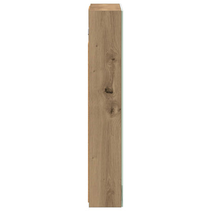 Bathroom Mirror Cabinet Artisan Oak 40 x 10.5 x 60.5 cm