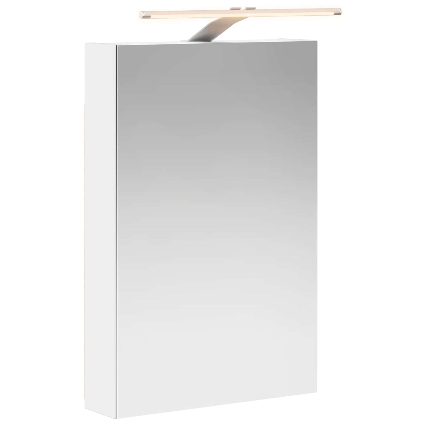 Bathroom Mirror Cabinet with Shelf White 40 x 10.5 x 60.5 cm