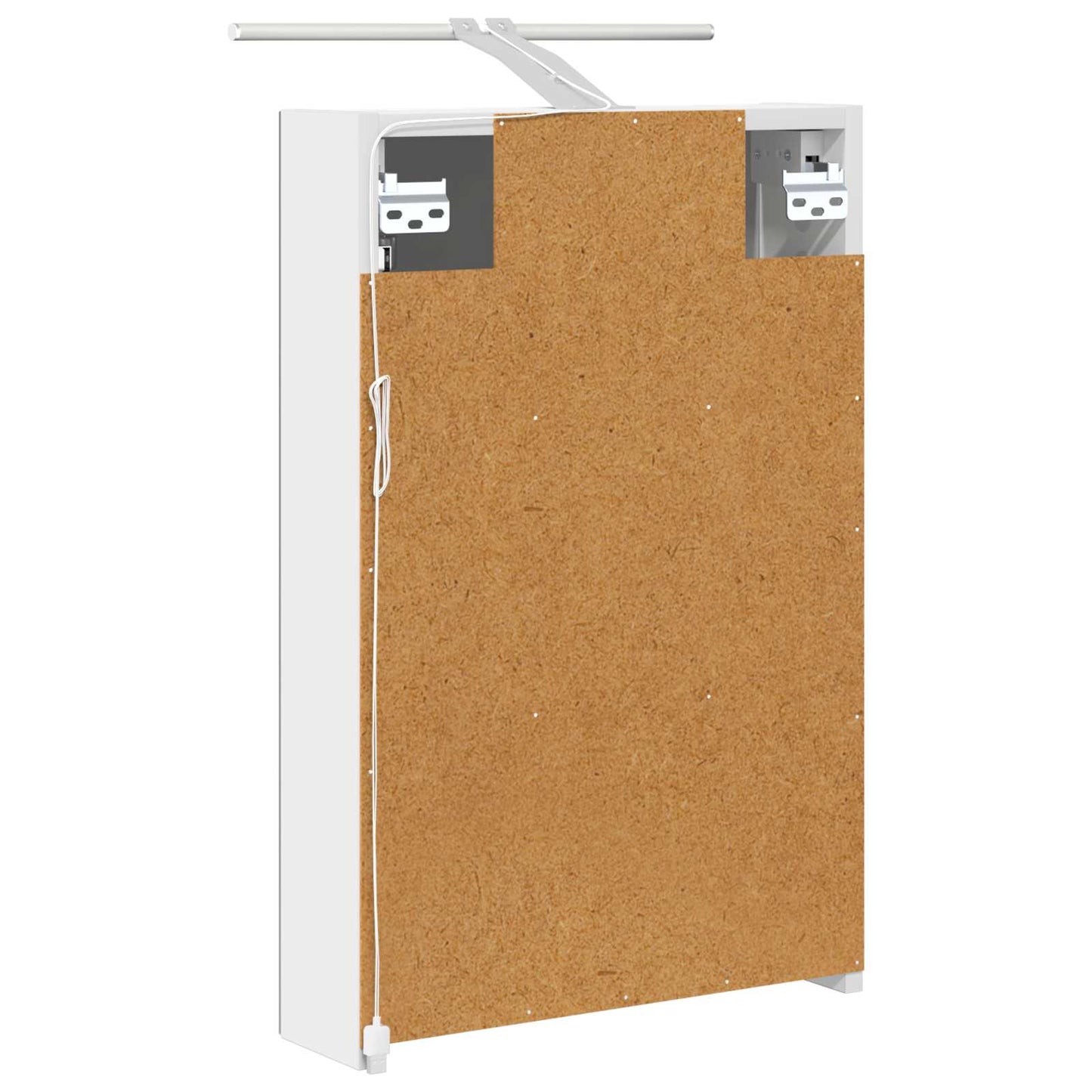 Bathroom Mirror Cabinet with Shelf White 40 x 10.5 x 60.5 cm