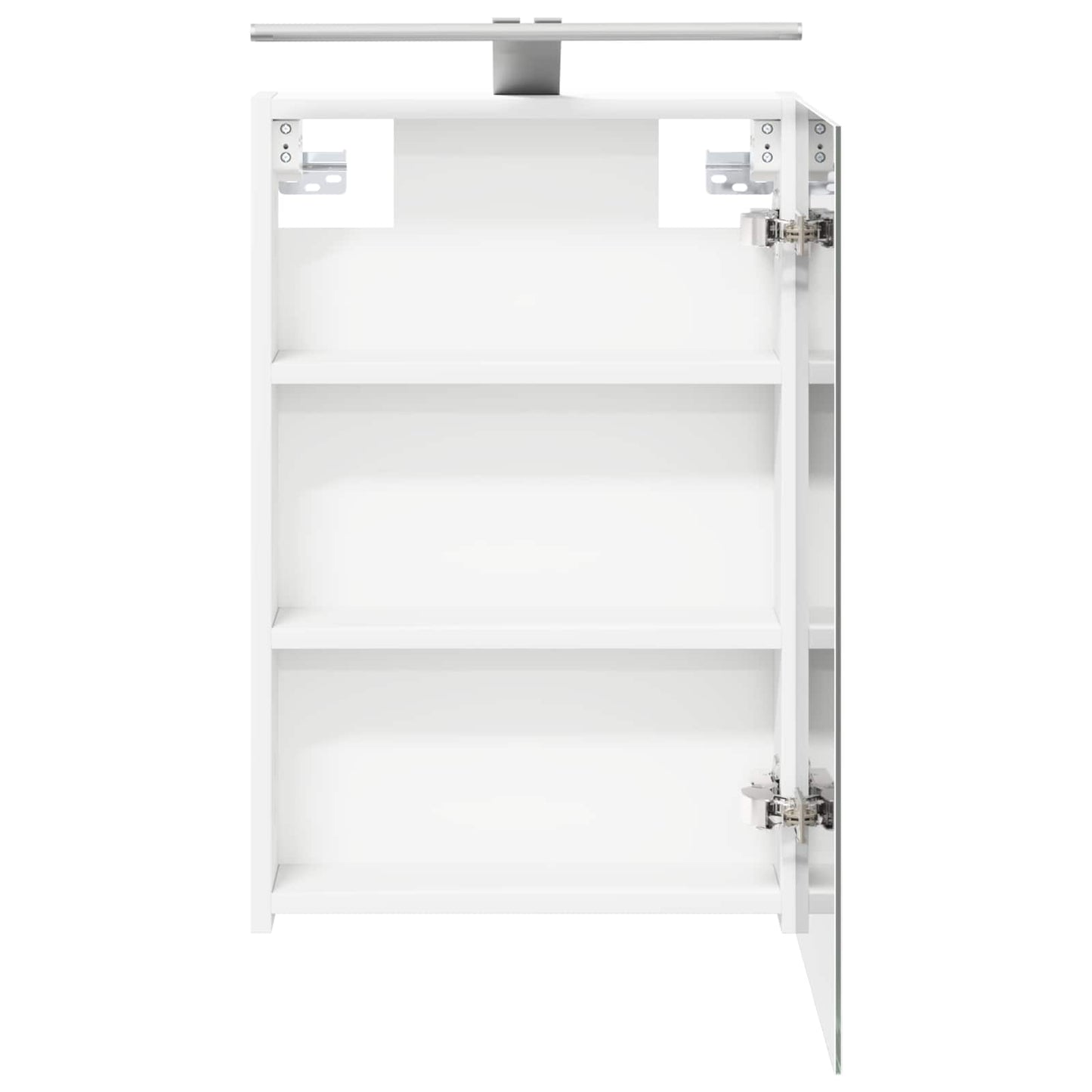 Bathroom Mirror Cabinet with Shelf White 40 x 10.5 x 60.5 cm