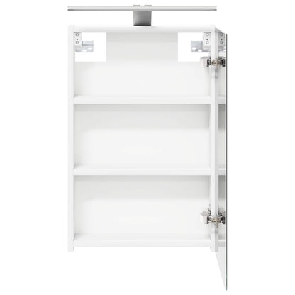 Bathroom Mirror Cabinet with Shelf White 40 x 10.5 x 60.5 cm