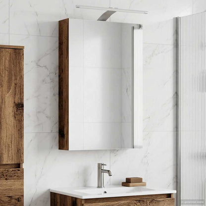 Bathroom Mirror Cabinet with Shelf Old Wood 40 x 10.5 x 60.5 cm