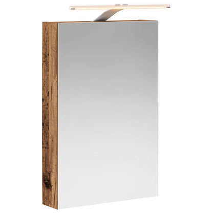 Bathroom Mirror Cabinet with Shelf Old Wood 40 x 10.5 x 60.5 cm