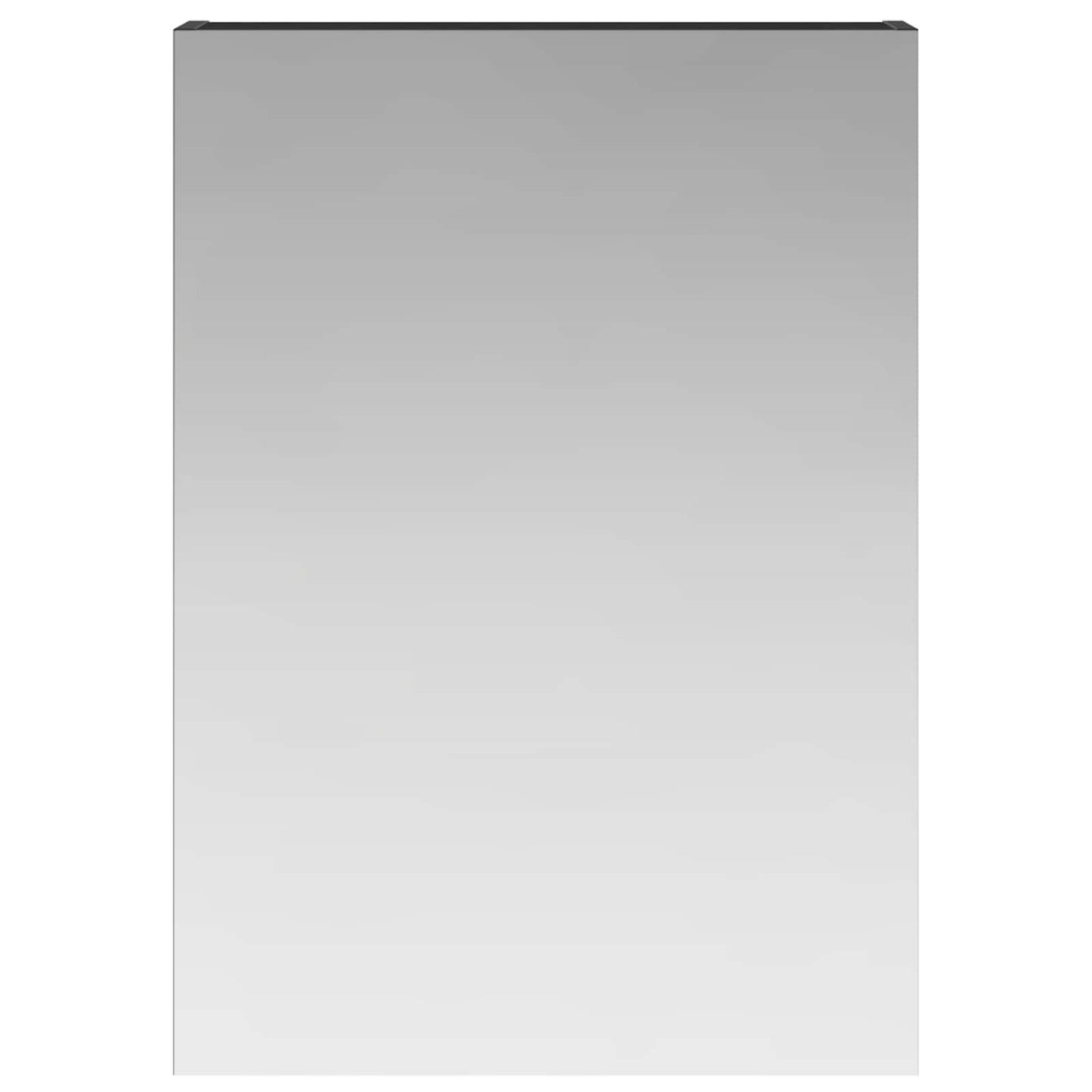 Bathroom Mirror Cabinet with Shelf Black Oak 50 x 14.5 x 70 cm