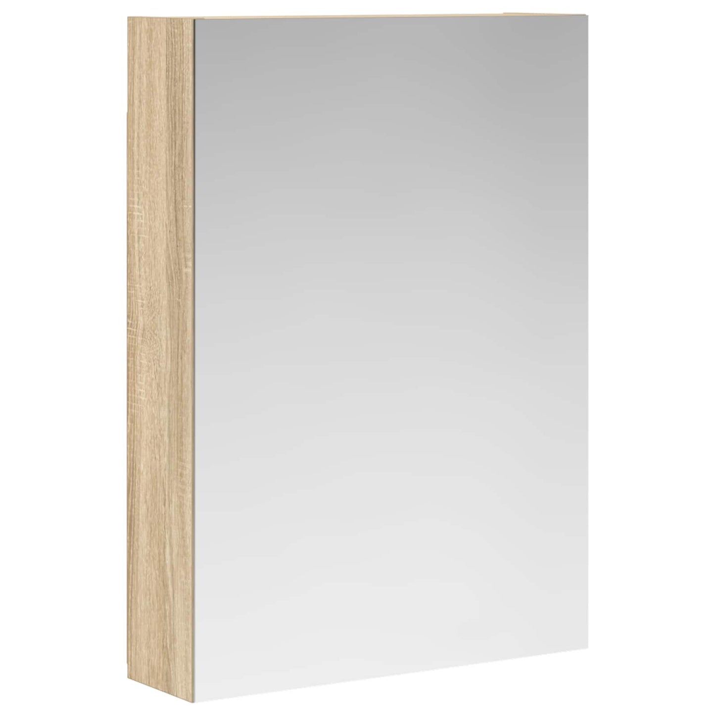 Bathroom Mirror Cabinet with Shelf Sonoma Oak 50 x 14.5 x 70 cm