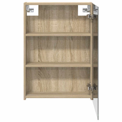 Bathroom Mirror Cabinet with Shelf Sonoma Oak 50 x 14.5 x 70 cm
