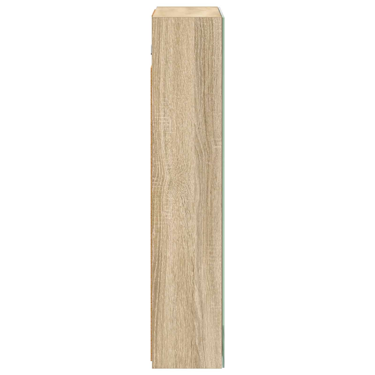 Bathroom Mirror Cabinet with Shelf Sonoma Oak 50 x 14.5 x 70 cm