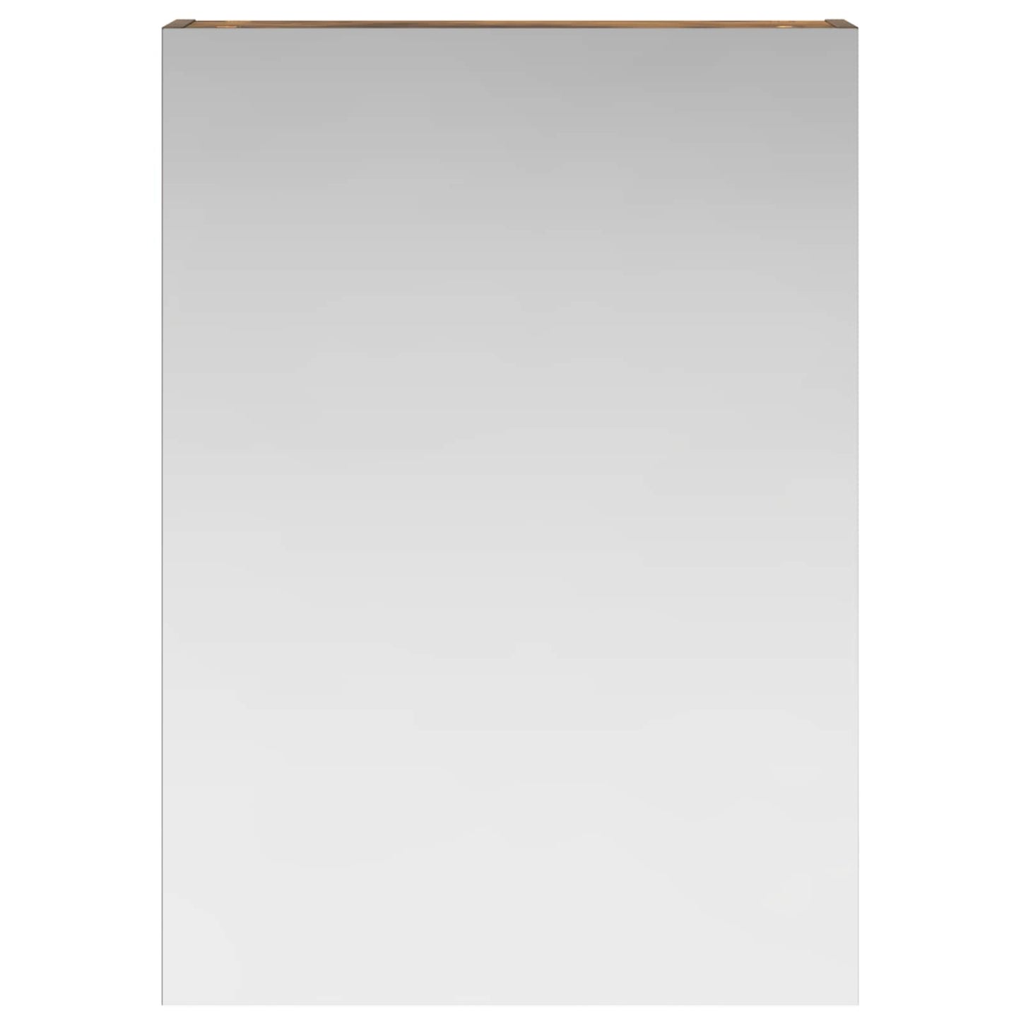 Bathroom Mirror Cabinet with Shelf Smoked Oak 50 x 14.5 x 70 cm