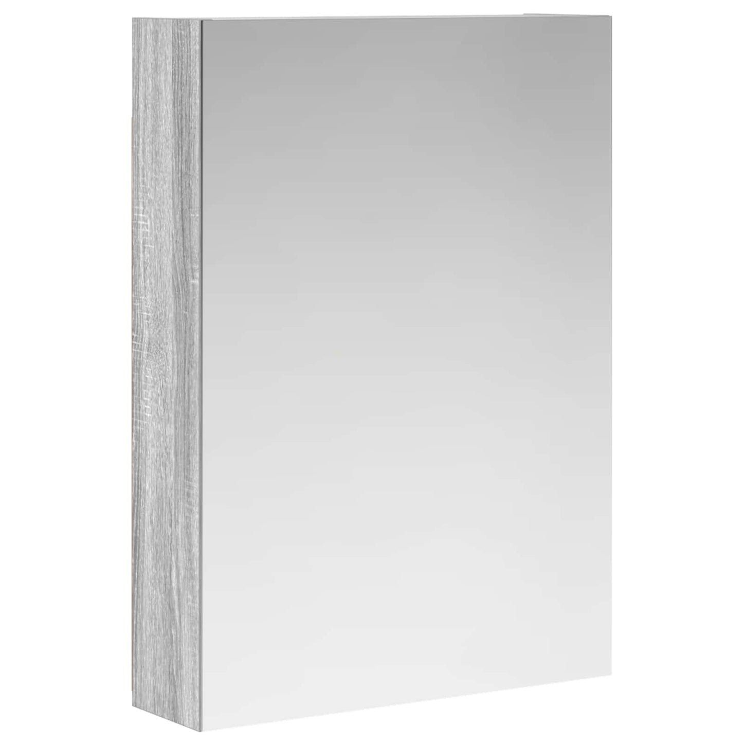 Bathroom Mirror Cabinet with Door Grey Sonoma 50 x 14.5 x 70 cm