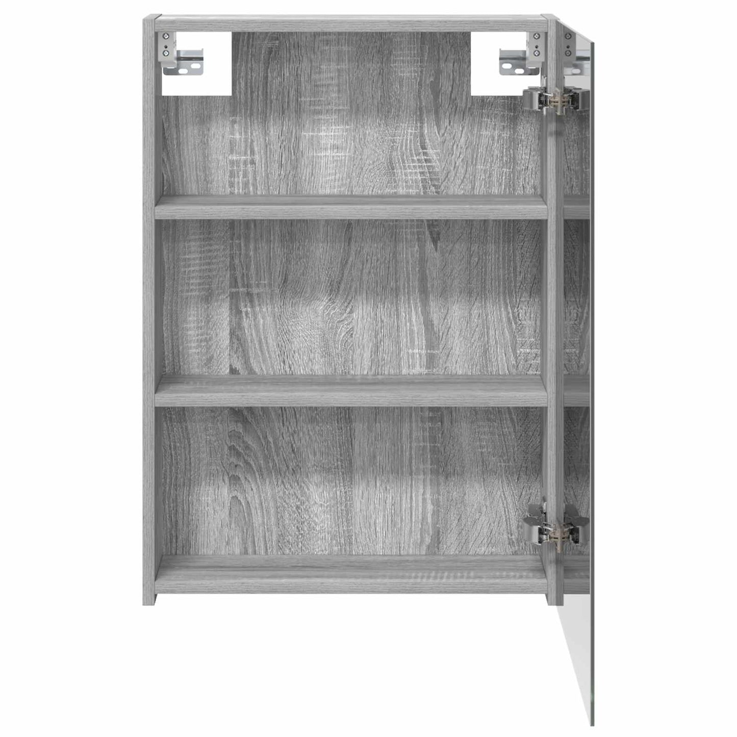 Bathroom Mirror Cabinet with Door Grey Sonoma 50 x 14.5 x 70 cm