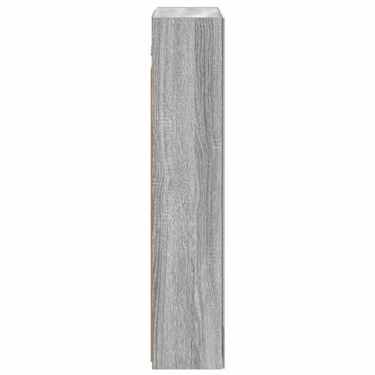 Bathroom Mirror Cabinet with Door Grey Sonoma 50 x 14.5 x 70 cm