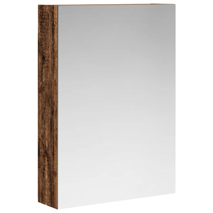 Bathroom Mirror Cabinet with Shelf Old Wood 50 x 14.5 x 70 cm