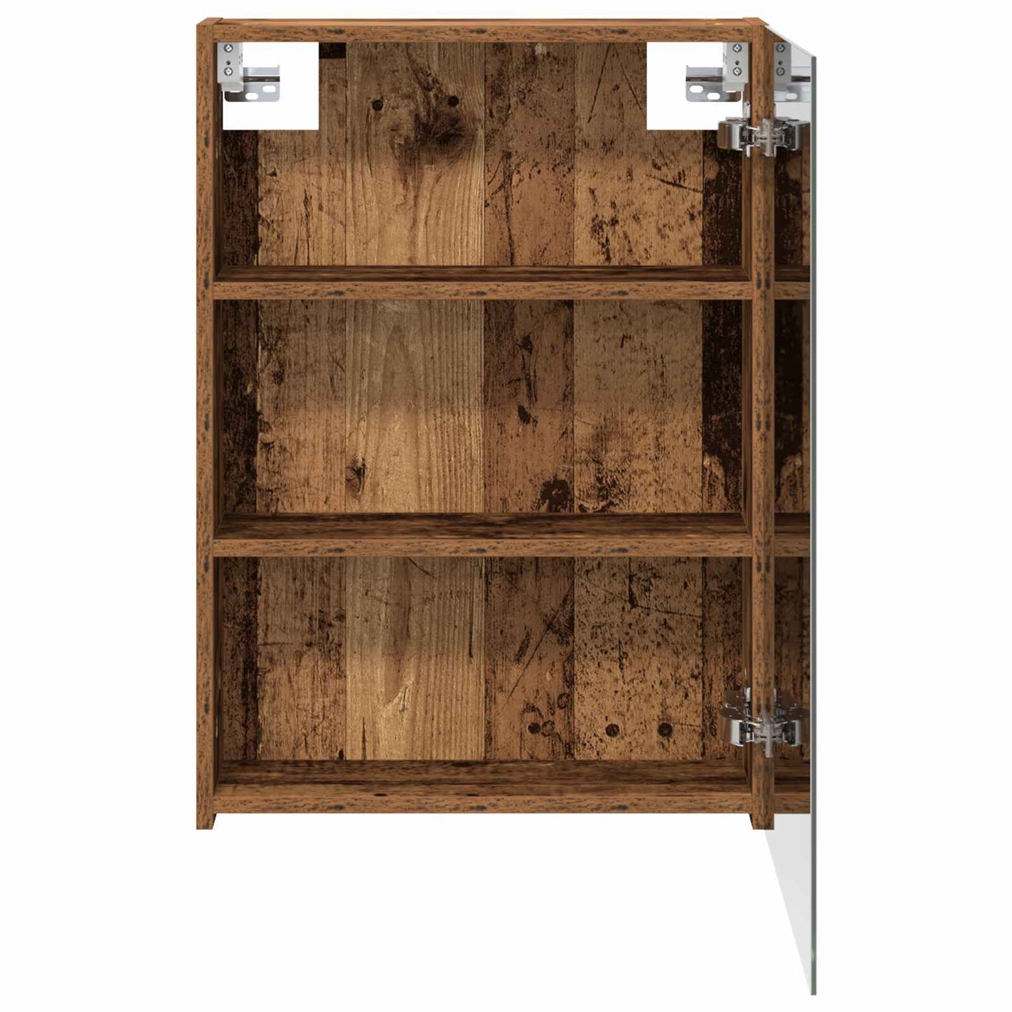 Bathroom Mirror Cabinet with Shelf Old Wood 50 x 14.5 x 70 cm