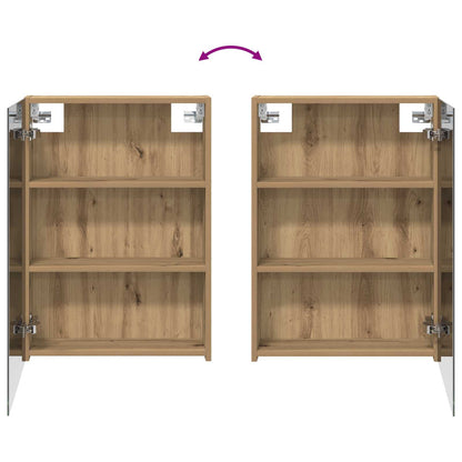 Bathroom Mirror Cabinet Artisan Oak 50 x 14.5 x 70 cm