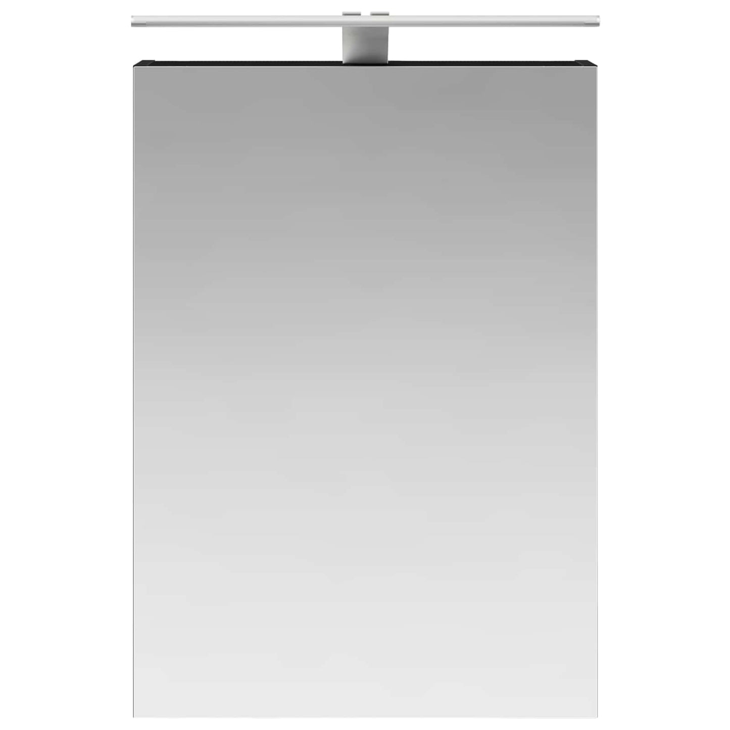 Bathroom Mirror Cabinet with Shelf Black Oak 50 x 14.5 x 70 cm