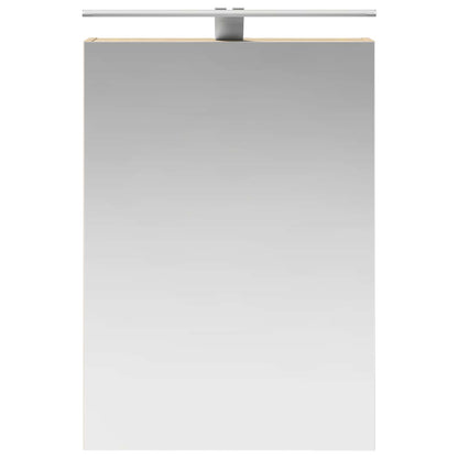 Bathroom Mirror Cabinet with Shelf Sonoma Oak 50 x 14.5 x 70 cm