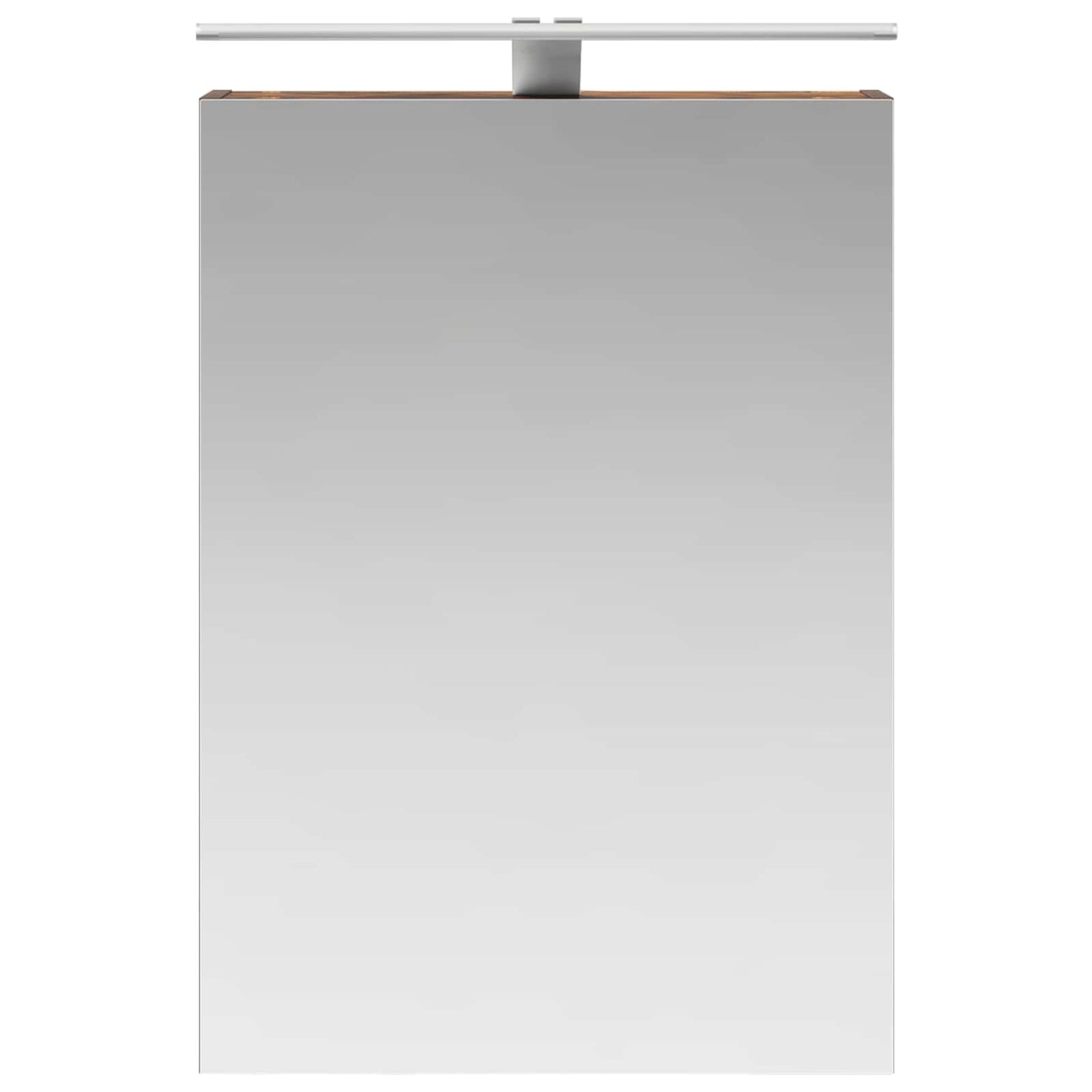 Bathroom Mirror Cabinet with Shelf Smoked Oak 50 x 14.5 x 70 cm