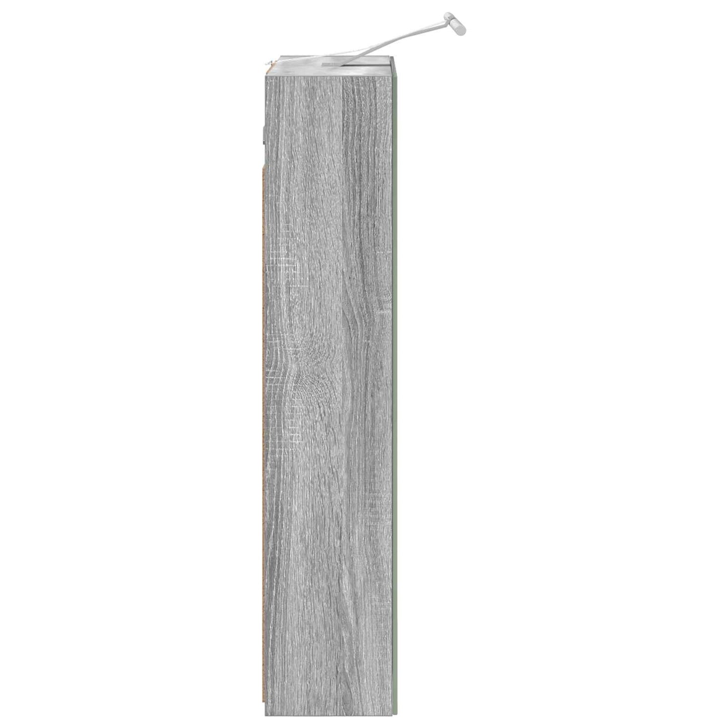 Bathroom Mirror Cabinet with Door Grey Sonoma 50 x 14.5 x 70 cm