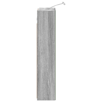 Bathroom Mirror Cabinet with Door Grey Sonoma 50 x 14.5 x 70 cm