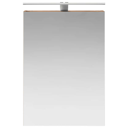 Bathroom Mirror Cabinet with Shelf Old Wood 50 x 14.5 x 70 cm
