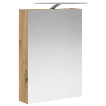 Bathroom Mirror Cabinet Artisian Oak 50 x 14.5 x 70 cm
