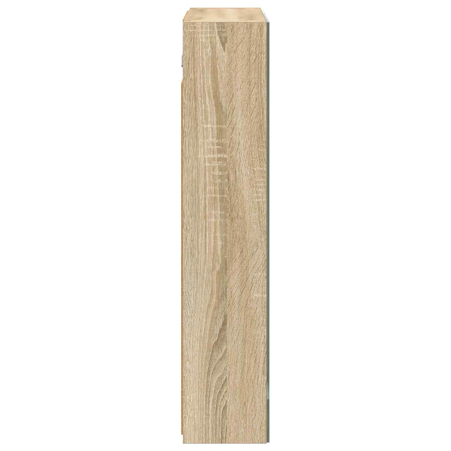 Bathroom Mirror Cabinet with Shelf Sonoma Oak 60 x 14.5 x 70 cm