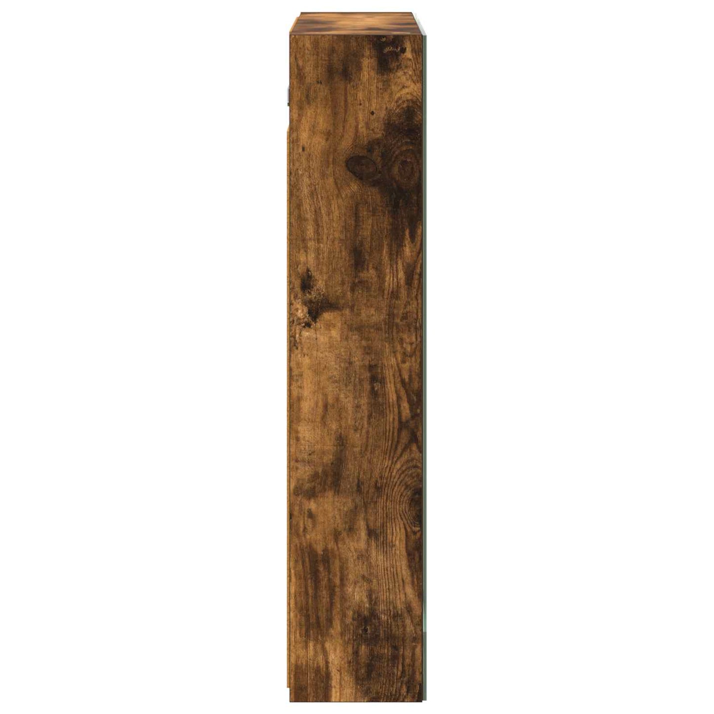 Bathroom Mirror Cabinet with Shelf Smoked Oak 60 x 14.5 x 70 cm