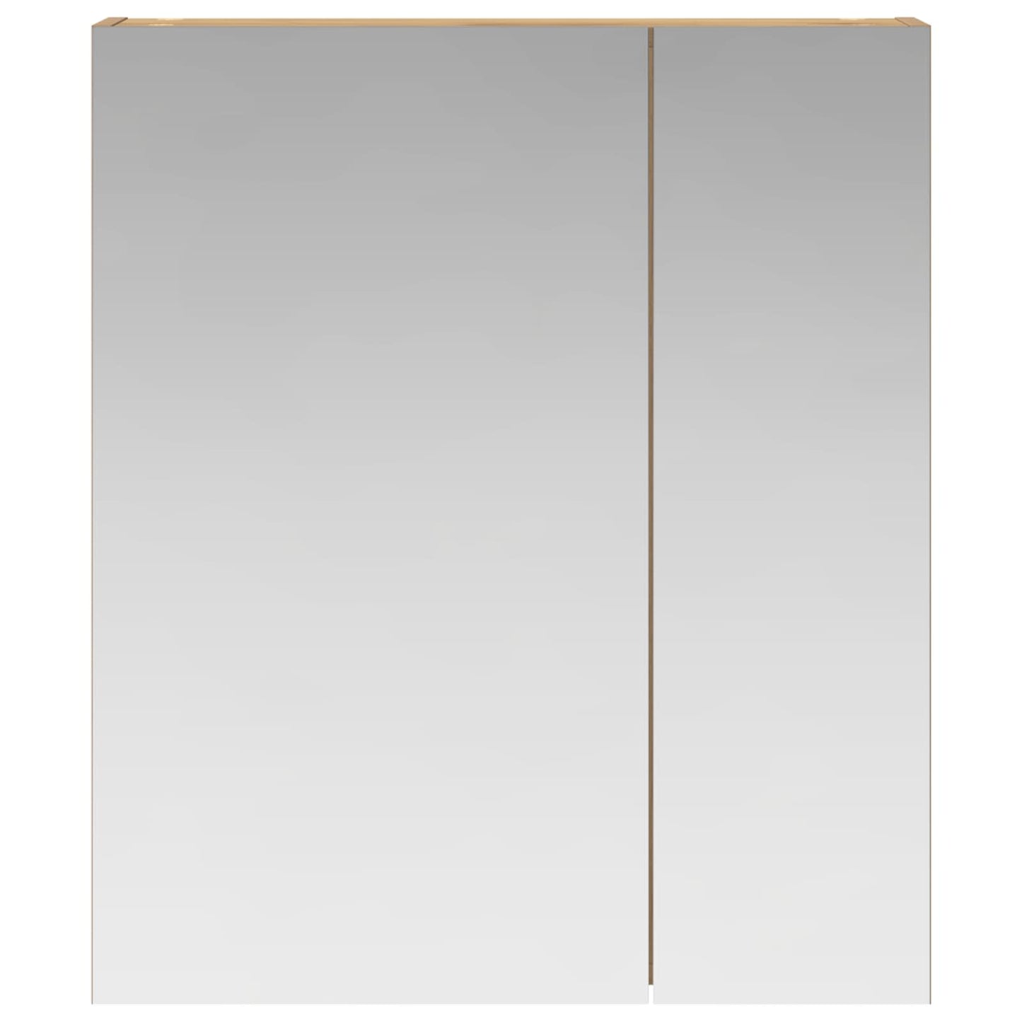 Bathroom Mirror Cabinet Artisan Oak 60 x 14.5 x 70 cm