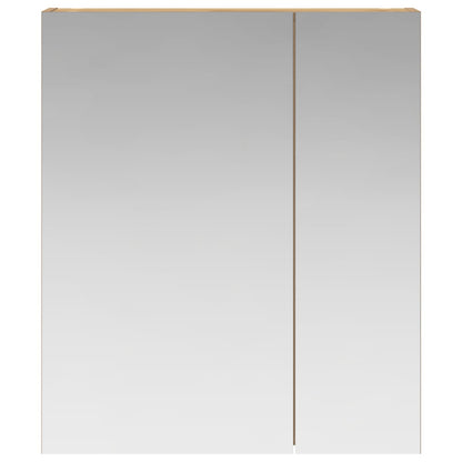 Bathroom Mirror Cabinet Artisan Oak 60 x 14.5 x 70 cm
