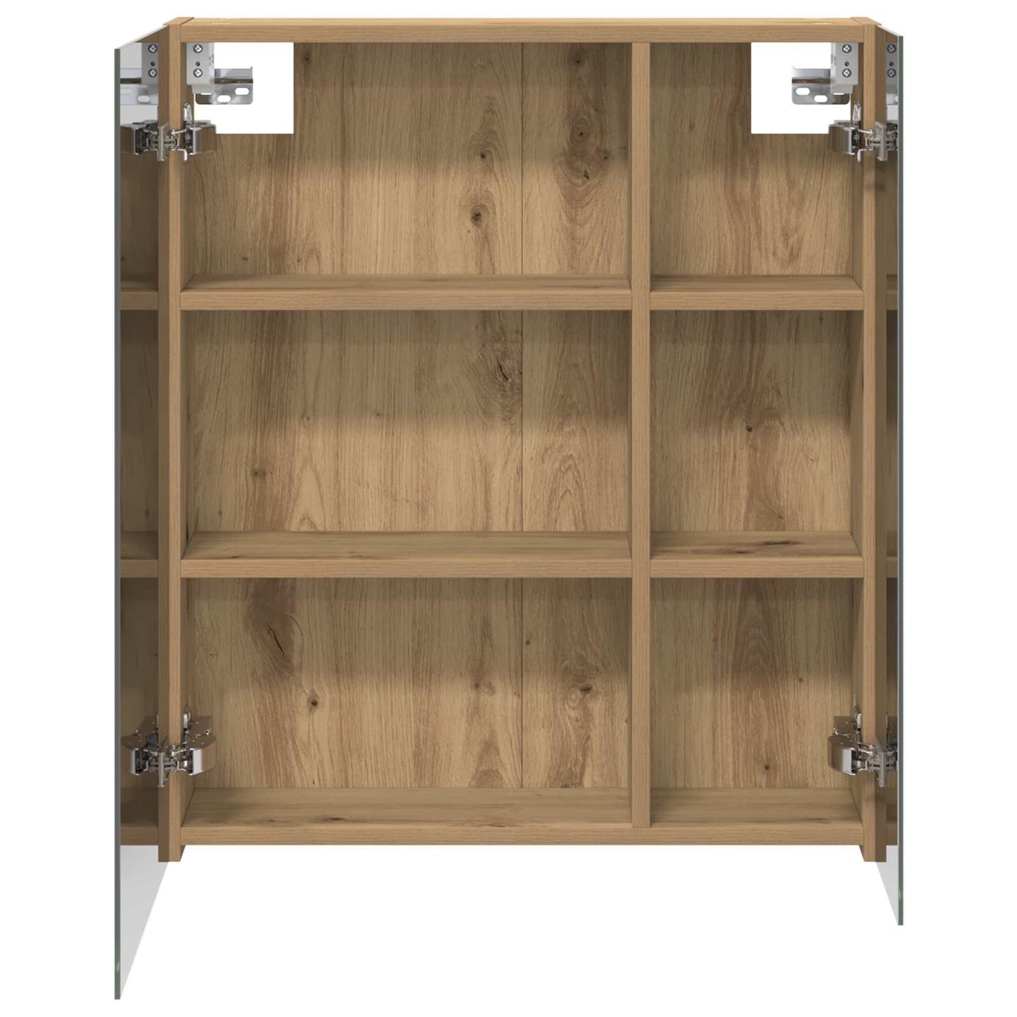 Bathroom Mirror Cabinet Artisan Oak 60 x 14.5 x 70 cm